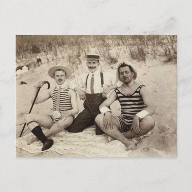 1903 Beach Bums Postkarte (Vorderseite)