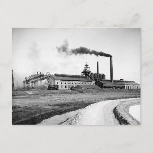 1903 Detroit Eisen- und Stahl-Postkarte Postkarte