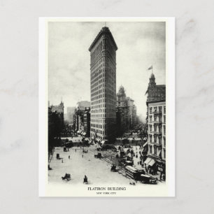 1903 Flatiron District, New York Postkarte