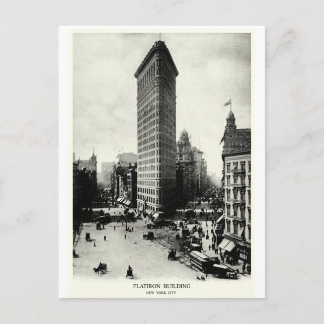1903 Flatiron District, New York Postkarte (Vorderseite)