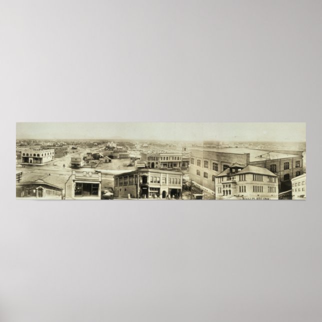 1904 Birds Eye View, Douglas, AZ Yard Long Foto Poster (Vorne)