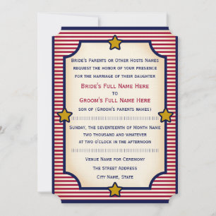 1904 Bully Pulpit (Wedding Collection) Einladung