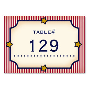 1904 Bully Pulpit (Wedding Collection) Tischnummer