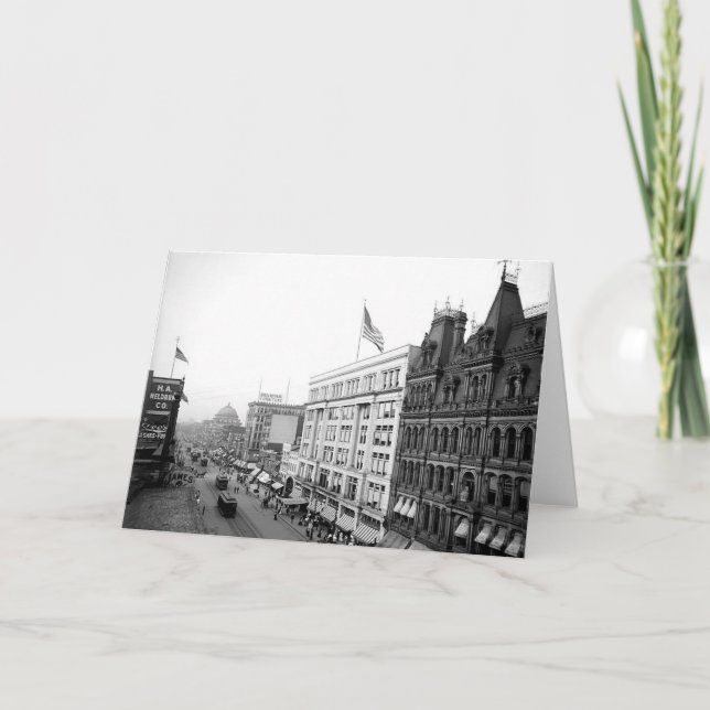 1904 Hauptgruß-Karte st.-Büffel-NY Karte (Vorderseite)