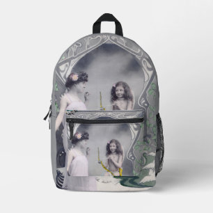 1904 Jugendstil Valentine Bedruckter Rucksack