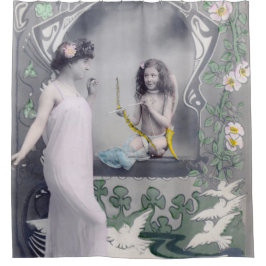 1904 Jugendstil Valentine Duschvorhang