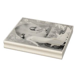 1904 Jugendstil Valentine Gummistempel