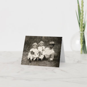 1905 A father and his daughters Karte