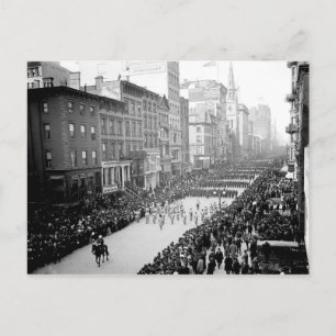 1905 Ave NYC Parade Postcard Postkarte