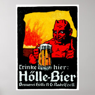 1905 Deutsches Bierposter Poster