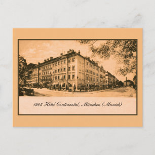 1905 Hotel Continental München Deutschland Postkarte