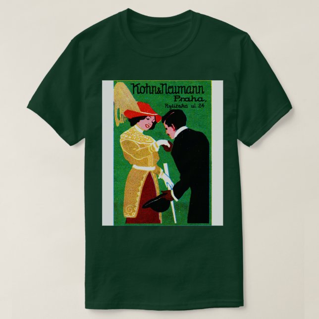 1905 Mode in Prag T-Shirt (Design vorne)