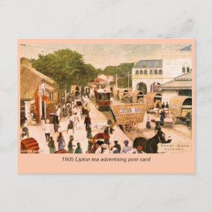 1905 Straßenszene Colombo Ceylon Lipton Postkarte