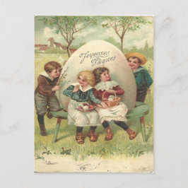 1905 Vintage Joyouses Paques Easter Postcard Feiertagspostkarte