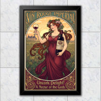 1905 Vintage Vin Rouge Impérial Weinwerbung