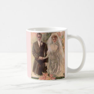 1906 Edwardian Hochzeit Kaffeetasse