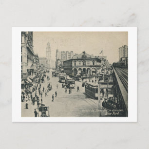 1906 Herald Square, New York City Vintage Postkarte