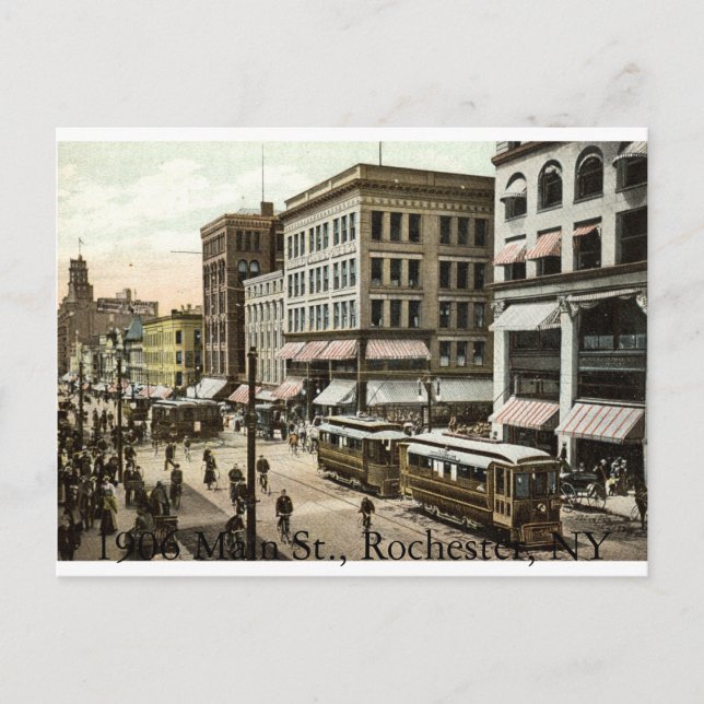 1906 Main St., Rochester, NY Postkarte (Vorderseite)