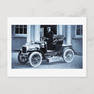 1907 Automobil - Vintage Postkarte
