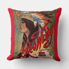 1907 Redwing sheet music cover print Kissen