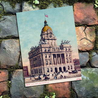 1907 Relic of City Hall Savannah GA Historic Postkarte