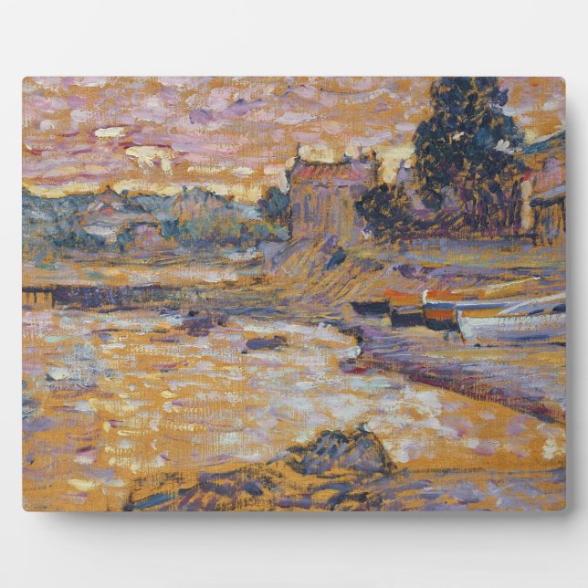 1908-09 Le Lavandou (Öl auf Leinwand) Fotoplatte (Vorderseite)