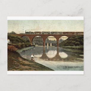 1908 Die Brücken, Painesville, Ohio Vintage Postkarte