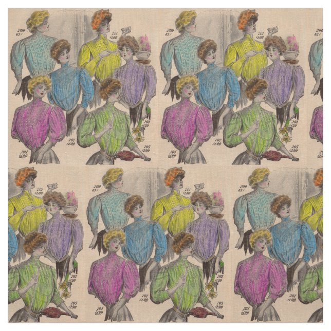 1908 Gimbels Damenblusen Blusenaufhängung Nr. 1 Stoff (Muster)
