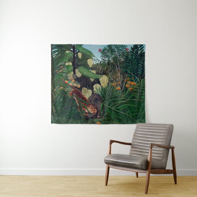 1908  Henri-Rousseau-Gemälde Wandteppich (Beispiel (Horizontal))