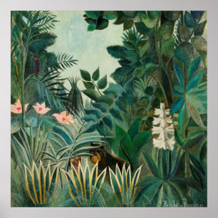 1908 Henri Rousseau Malerei Poster