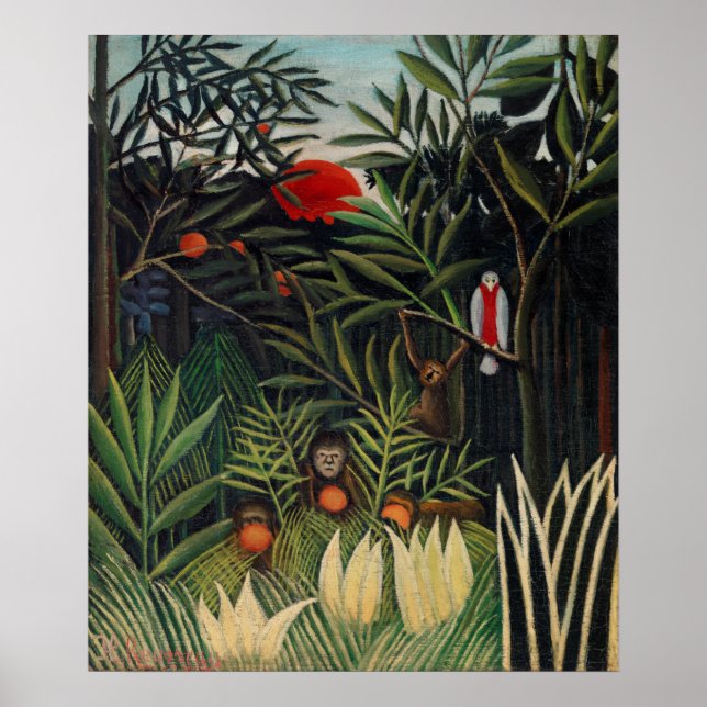 1908 Henri Rousseau Malerei Poster (Vorne)