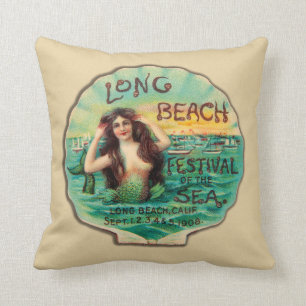 1908 Long Beach Festival of the Sea Kissen