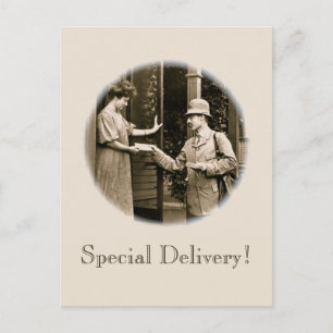 1908 Post Postkarte