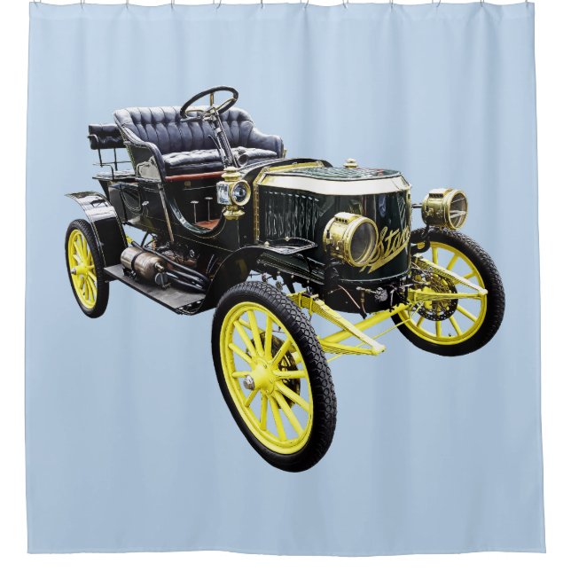 1908 Stanley Steamer Motor Car Duschvorhang (Vorderseite)