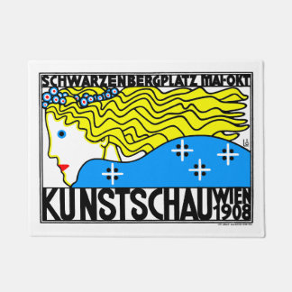 1908 Wiener Jugendstil-Messe Maiden Fußmatte