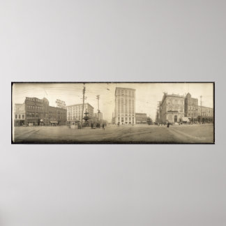 1909 Ansicht von Montgomery, AL Yard Long Foto Poster