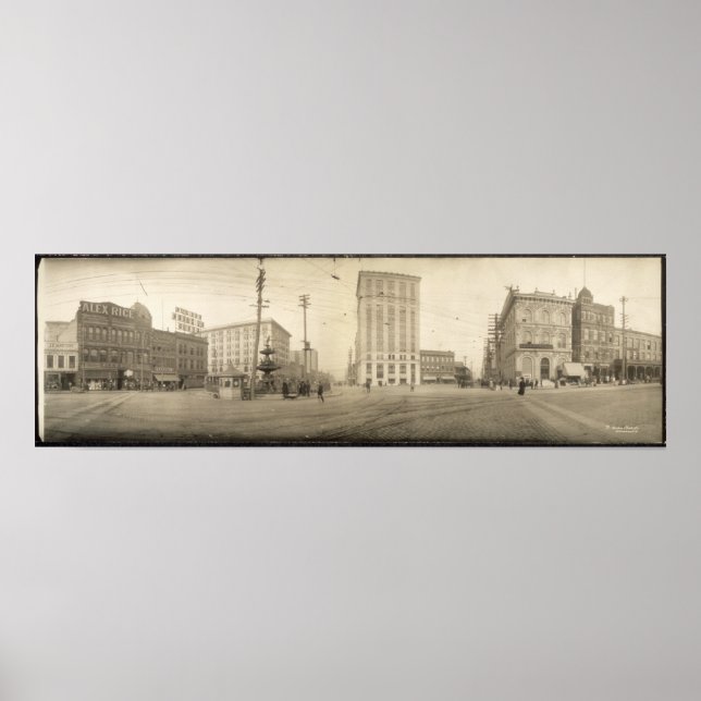 1909 Ansicht von Montgomery, AL Yard Long Foto Poster (Vorne)