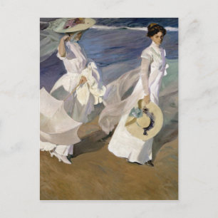 1909 entlang der Küste Postkarte