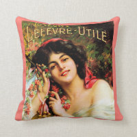 1909 hübsche Dame Biscuits Lefevre-Utile