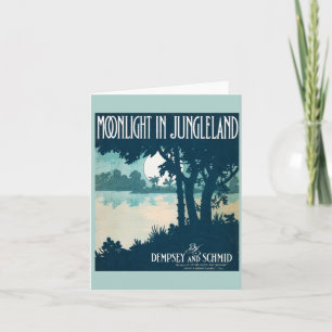 1909 Mondlicht in Jungleland Notendecke