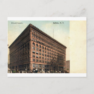 1909 Vintag Ellicott Square, Buffalo, NY Postkarte