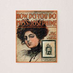 1909 Wie geht es dir um Josephine Notenblätter? Puzzle