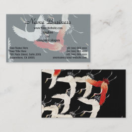 1910-1920 Furisode mit einer Unzahl von fliegenden Visitenkarte