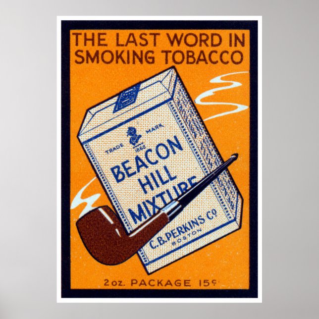 1910 Beacon Hill Pipe Tobacco Poster (Vorne)