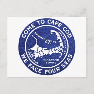 1910 Cape Cod Postkarte
