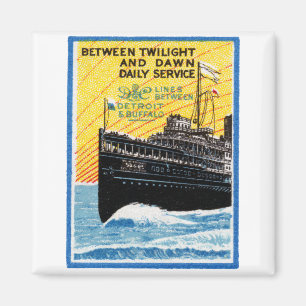 1910 Detroit to Buffalo Steamship Magnet
