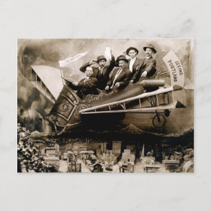 1910 Flug über Portland Postkarte
