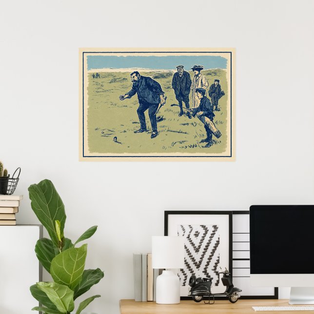 1910 Golf - Kunstdruck Poster (Heimbüro)