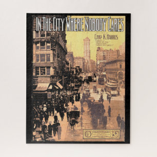 1910 in der Stadt, in der sich niemand um Noten kü Puzzle