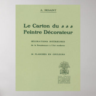 1910 Le Carton Du Peintre Titelseite Poster